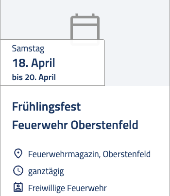Frühlingsfest Feuerwehr Oberstenfeld