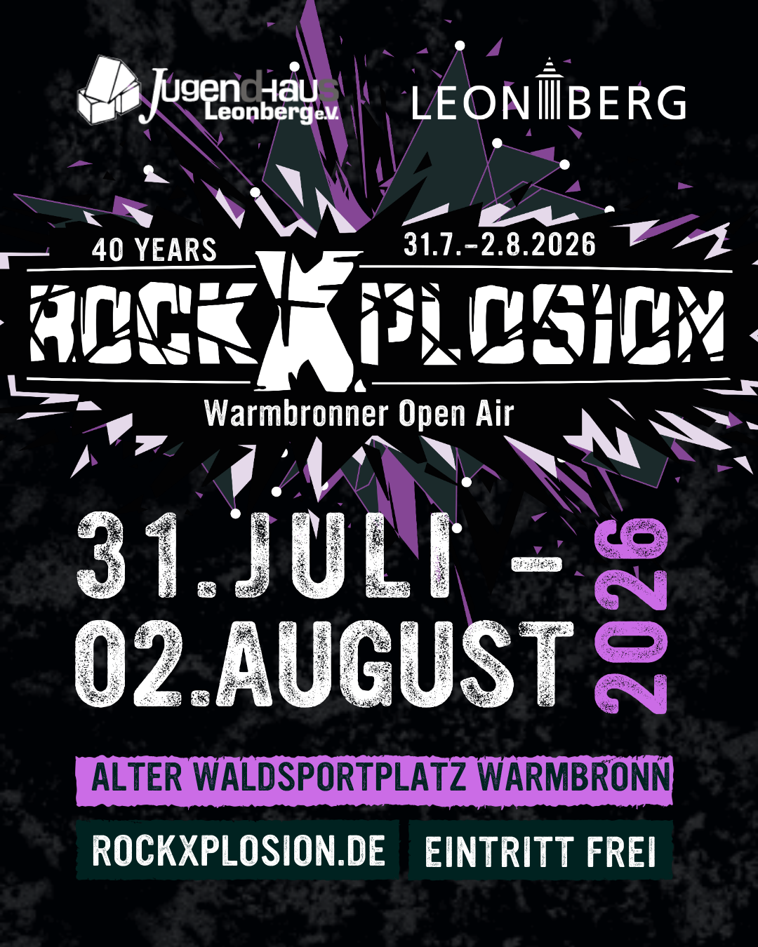 rockXplosion 2026 - 40. Warmbronner Open Air