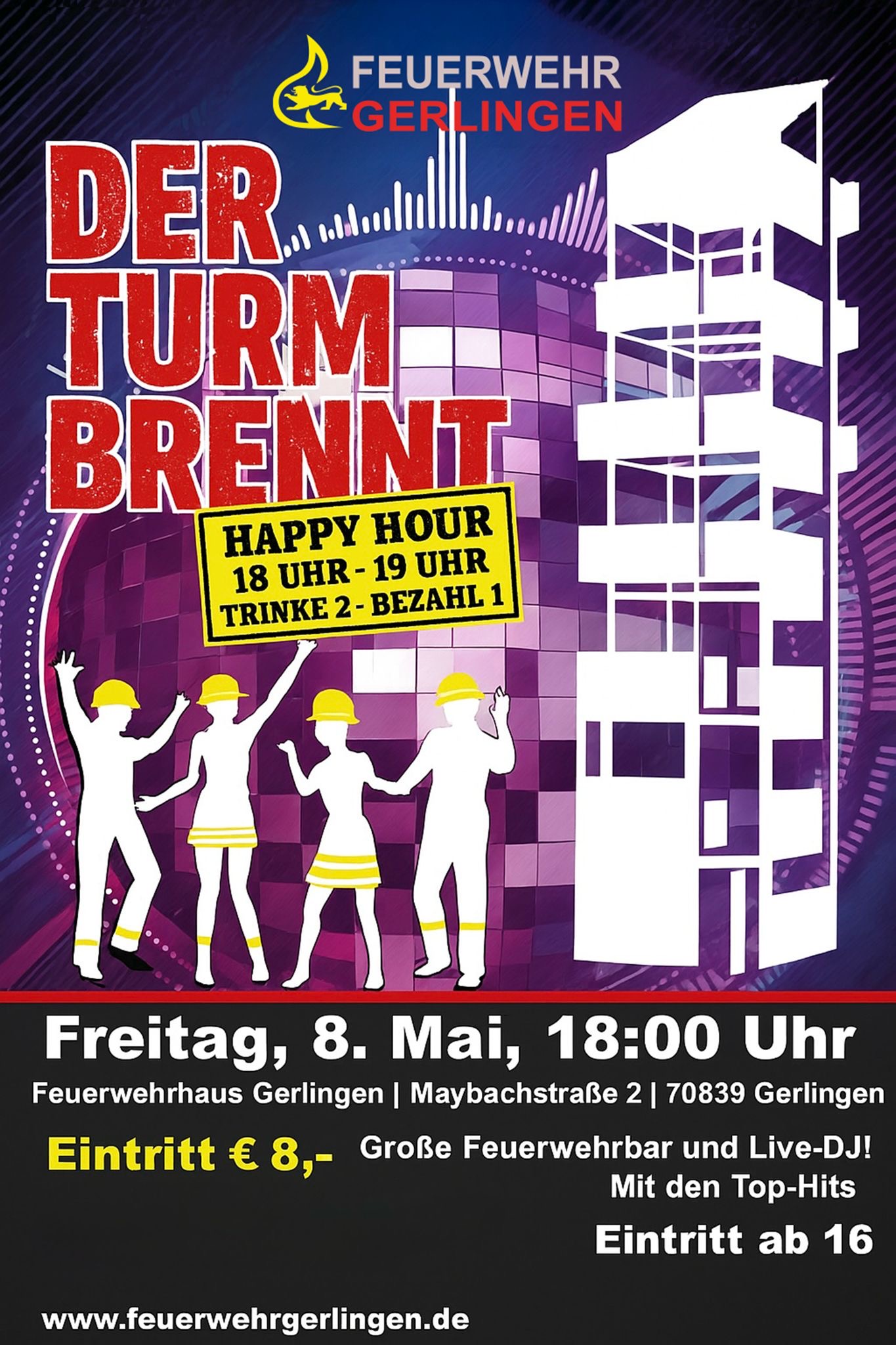 Der Turm brennt
