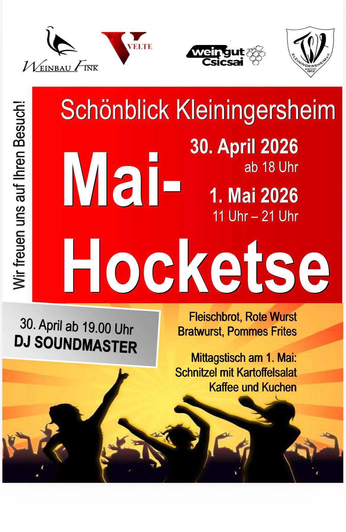 Mai Hocketse Kleiningersheim Schönblick